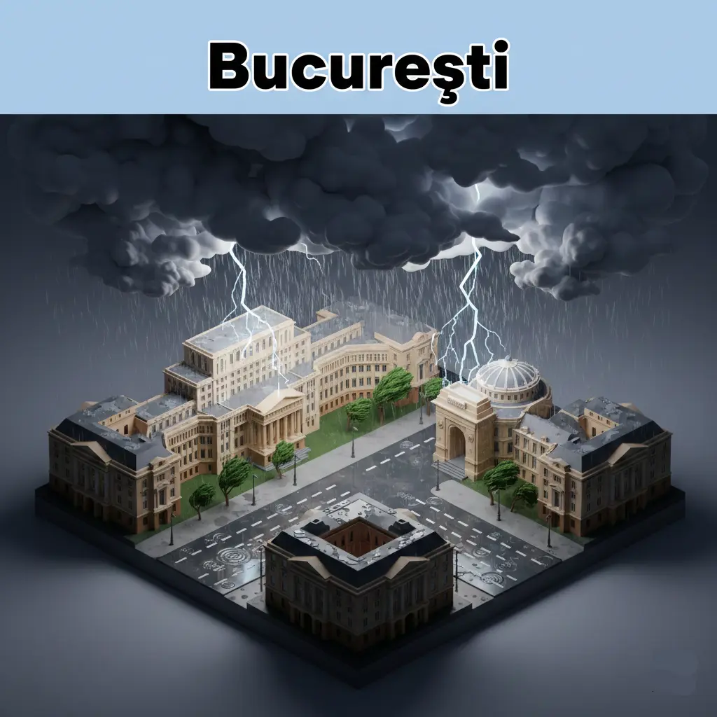 Værvarsel for București Værvarsel for București